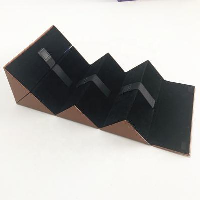 China Eyeglass case 4 packs 4 layer sunglasses storage box 4 pieces fold up sunglasses case eyeglass case 4 packs for sale