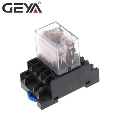 China GEYA Coil Power Relay JQX-13F LY4 14Pins AC 12A 110V Sealed Electronic Electromagnetic Relay for sale