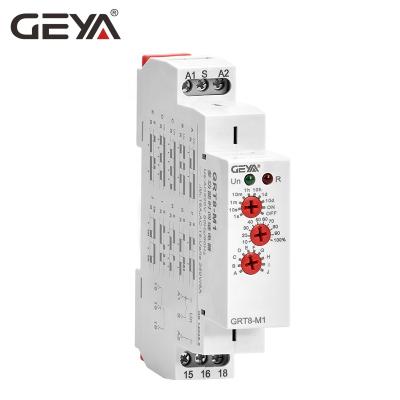 China GEYA GRT8-M Automotive Mini Time Relay 12vdc Sealed Multifunctional Time Delay Relay for sale