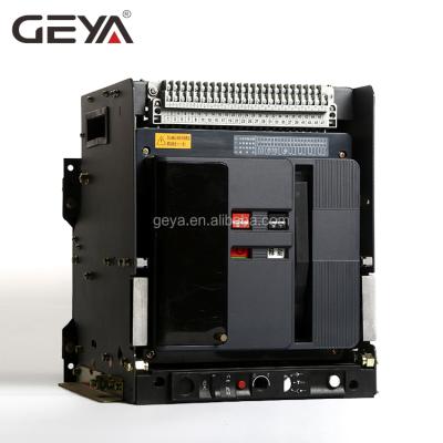 China GEYA GYW1 Drawer Fixed Type 4000 Amp Air Circuit Breaker ACB 1600A DW45 Safety Breaker GYW1 ACB for sale