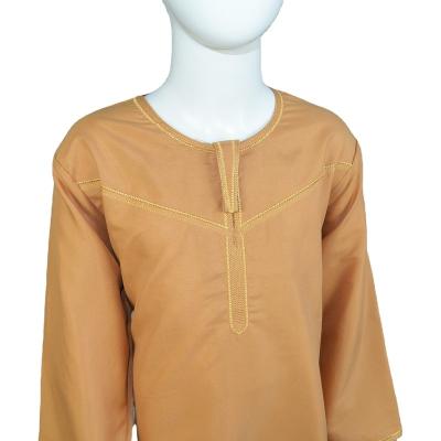 China 100% Polyester Omani STYLE THOBE, Islamic clothing for boy for sale