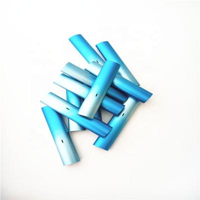 China Telescopic 6063 Colored Aluminum Tube Anodized Aluminum Tube Sliver Sandblasted Aluminum Tube Oxidizing for sale