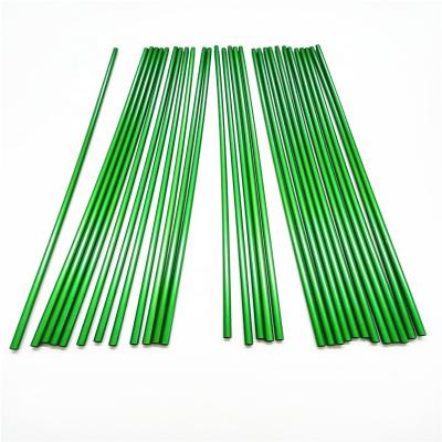 China Aluminum Oxide Color Capillary Thin-walled Green Aluminum Tube Pipe Profile Constructure Factory Sales for sale