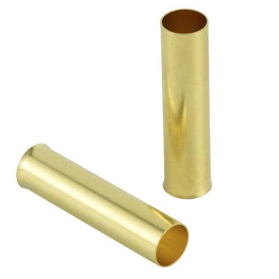 China Oil Cooler Pipe Products Electronic Brass Fittings Brass Tube Precision Cutting Smooth Burr Free Brass Tube Turn Processing for sale