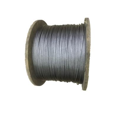 Chine Construction Steel Wire Rope Processing Stamping Aluminum Ring Galvanized Plastic Wire Rope Safety Rope à vendre