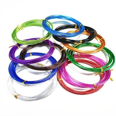 China Handmade article color aluminum wire woven aluminum wire handwork production gardening anodized color for sale