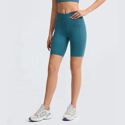 China QUICK DRY with side pockets design customizable private logo women's jogger shorts women's tight shorts for sale