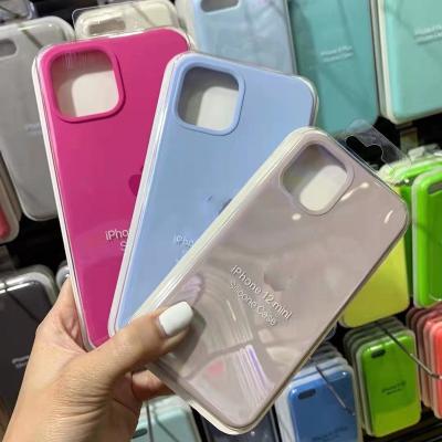 China Original shockproof free shipping liquid silicone case for IP 6 7 8 X original official logo, for IP 11 pro max 12 13 14 silicone case for sale