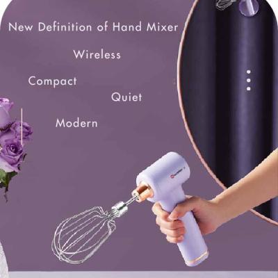 China Quiet Electric Kitchen Appliances Super Lightweight Cordless Hand Held Mixer for sale