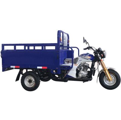 China Cargo Three Wheel Motorcycle Loader Wind Cooled 150cc Tricycles To Load For Africa Market for sale