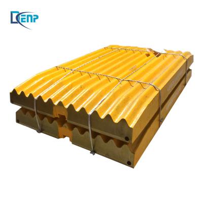 China Factory Mining Machine Te.rex Pegson Jaw Crusher Liners Jaw Scratching Plate Rocker Plate for sale