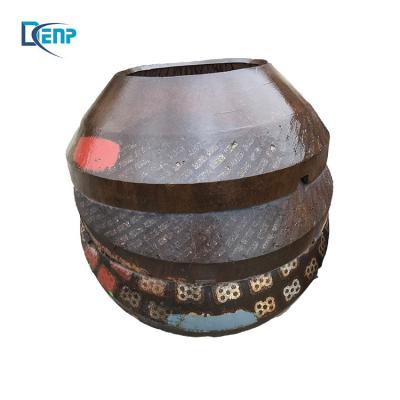 China Factory Cone Crusher Spare Parts Mn18 Mn22 Mn13 Concave and High Mantle Cup Liner Manganese for sale