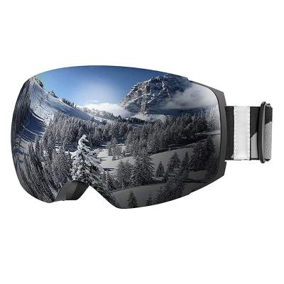 China Fashion/Retro/Vintage Winter Oversized Magnetic Snow Frameless Lens Glasses Lens for sale