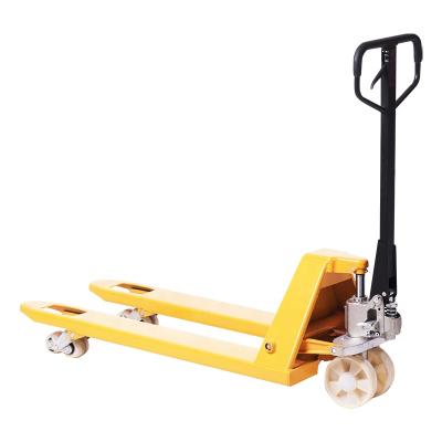 China 3000kg Wheel 1-10T Nylon Manual Pallet Truck Pallet Forklift Hydraulic Lifting Equipment for sale