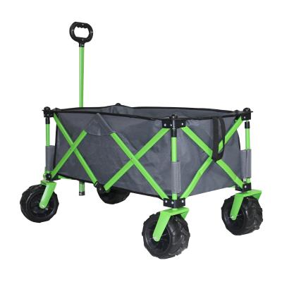 China Storage Garden Outdoor Camping Wagon Folding Beach Cart Collapsible Cart for sale