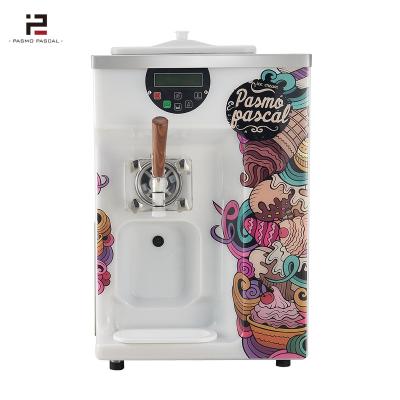 China Pasteurizing Snack Factory Pasmo S111 Self Defrost Heast Function Ice Cream Machine Soft Serve for sale