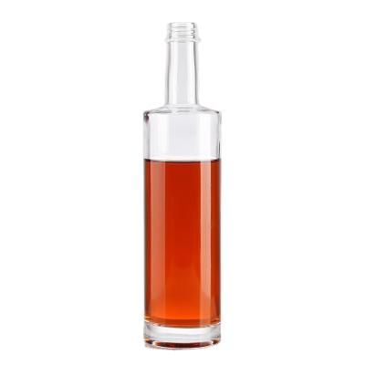 China Good Beverage Price Customized Glass Bottles Rum 700Ml Alcohol Liquor Glass Bottle for sale