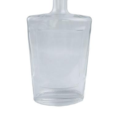 China Good Quality Beverage Clear Wine Glass Bottle And Square Glass Bottle For Beverage 500Ml 700Ml 1000Ml for sale