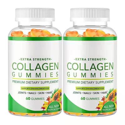 China immune & Anti-fatigue Private Label Vitamin C Collagen Gummies Fruit-Pectin Gummies Skin Whitening Gummies for sale