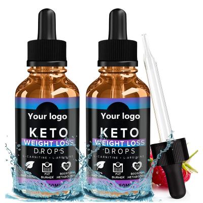 China immune & Anti Fatigue Private Labeling Keto Diet Drops Stevia Extract Liquid Syrup For Coffee Keto Food 60ML for sale