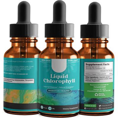 China immune & High Quality Anti-fatigue Chlorophyll Liquid Drops Dietary Supplement Chlorophyll Liquid for sale