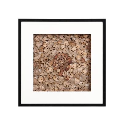 China Modern Unique Design Natural Wood Artwork Modern Wall Art Painting For Living Room for sale