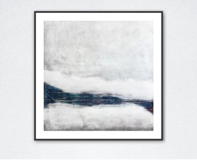 China Hotel Modern Decoration Framed Abstract Printed Painting Art For Guest Room for sale