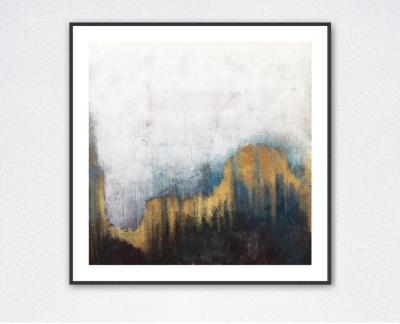 China Modern Villa Decoration Framed Modern Printed Painting Abstract Art On Canvas for sale