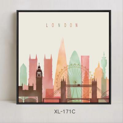 China Modern Home Wall Art Canvas Print Painting Decoration London Building Picture for sale