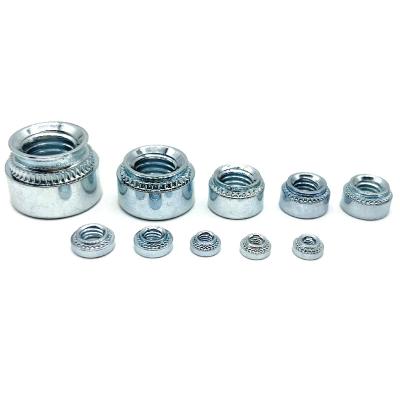 China Factory direct low price general industry wholesale stainless knurled galvanized pressed rivet nuts for sale