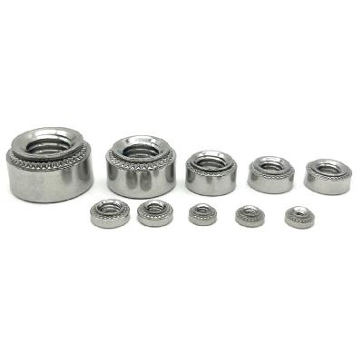 China General Industry Low Price Wholesale Stainless Steel Knurled Passivated Pressed Rivet Nuts for sale