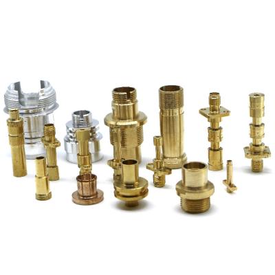 China Custom Precision CNC Services CNC Parts Brass Lathe Aluminum Machining Turning Parts for sale