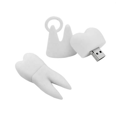 China PVC Dentist Gift Tooth Shape PVC USB Flash Drives USB Flash Memory Stick Flash Drive 32GB for sale