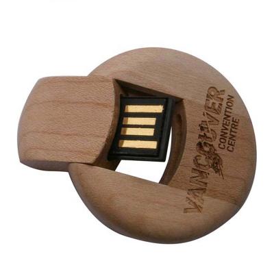 China Custom Wooden USB Single Electronic Flash Drive Wooden Instruments USB Tornado Bulk Cheap Wood for sale