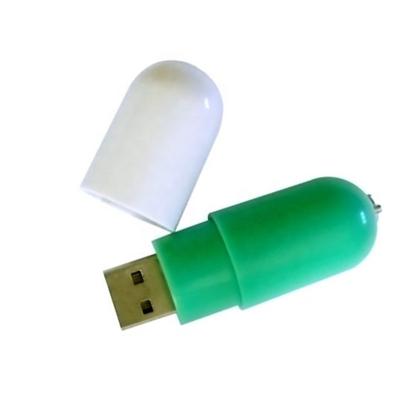 China Pill Pen Drive 16gb 32gb 64gb Plastic Colorful Plastic Flash Memory Custom Order Logo Medical Gifts USB Pill for sale