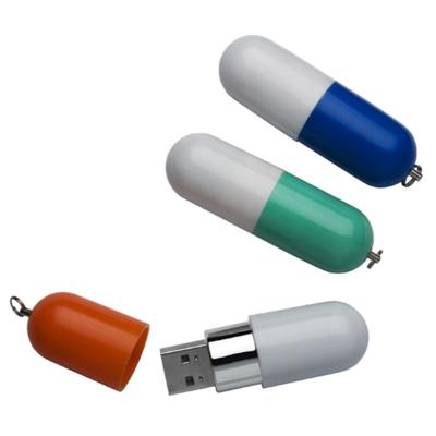 China Wholesale Promotion Plastic Gift Pill Shape Memory Stick Bulk Cheap USB Orders With Logo for sale