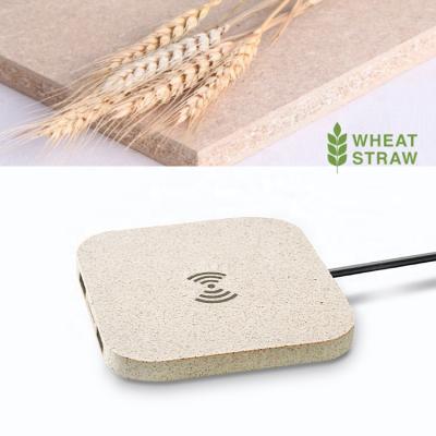 China Eco-Friendly Degradable Material Mobile Phone Wireless Charger With 2 Charging Ports for sale