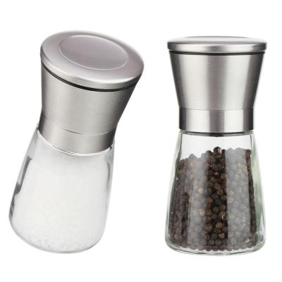 China Modern EasyLife manual Adjustable design spice grinder salt and pepper with removing lid for kitchen family for sale