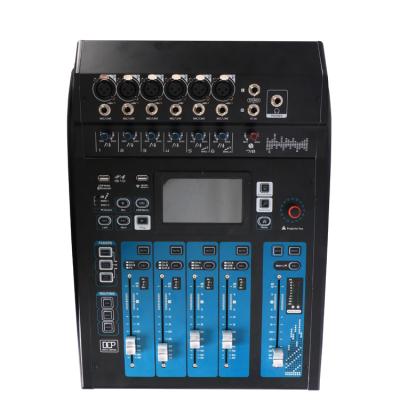 China Stage Performance 10 Channel Mixer Professional Digital Audio Console OEM Audio Design M10 for sale