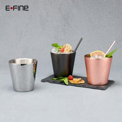 China 2020 Sustainable EFINE Amazon Cup Cocktail Christmas 420ML Double Layer Stainless Steel Tumbler for sale