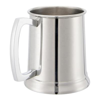 China EFINE 20oz Sustainable Single Wall Stainless Steel Beer Mug Customized Metal Mugs For Amazon Best Seller for sale