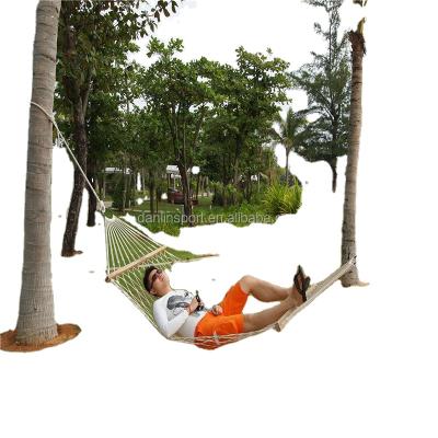 China Outdoor Relaxation Cotton Double Rising Ultralight Portable Camping Hammock Travel Hammock for sale