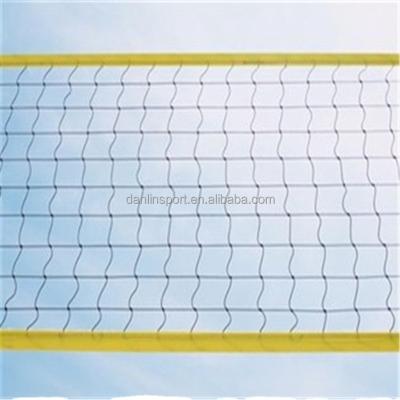 China PE Knotted Custom Cheap PE Knotted Volleyball Net /Knotless Indoor Outdoor Volleyball Safety PE Net for sale