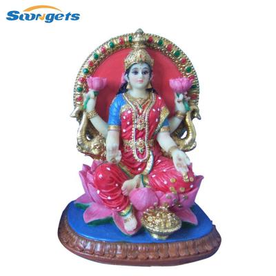 China Hindu God Laxmi Religion Hot Sale Item Polyresin India Statue for sale