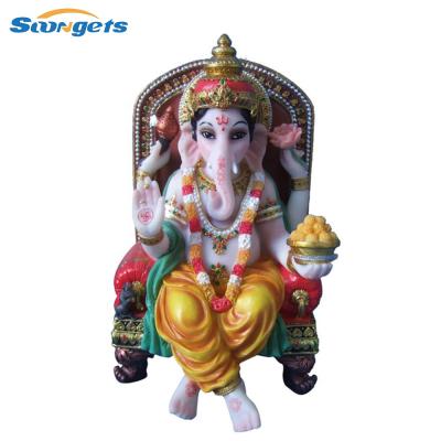 China Hindu God Ganesh Religion Hot Sale Item India Resin Statue for sale