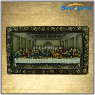 China Religious Europe Resin Religious Figurine The Last Supper Religious Statue for sale