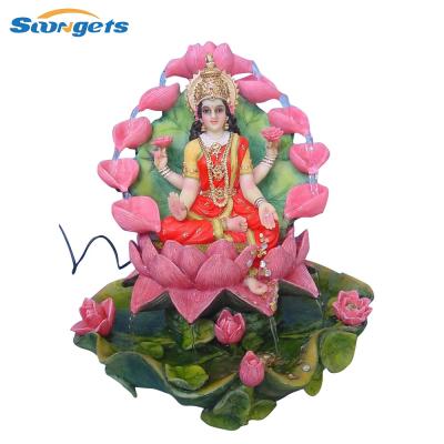 China Hot Sale India Resin Religion Item Hindu God Laxmi Fountain for sale