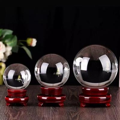 China Europe Hot Sale Customized K9 Clear Crystal Decorations Crystal Glass Ball for sale