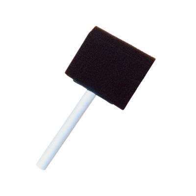 China Hot Selling Wooden Handle 3pcs Black Sponge Foam Painting Paint Brush for sale