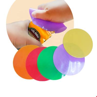 China Durable Anti-Slip Washable Jar Lid Clip Pad Around Silicone Lid Opener for sale